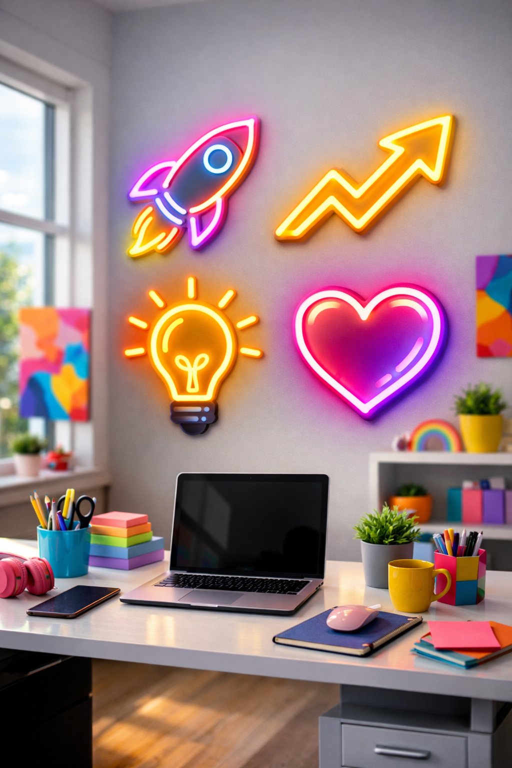 Colorful Office Decor Idea 8