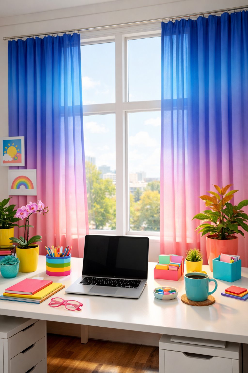 Colorful Office Decor Idea 9
